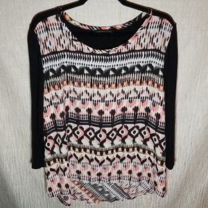 XL Signature Studio Pattern Blouse